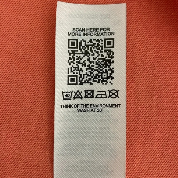 ASOS Design Weekend Collective Varsity Long Sleeve T-Shirt Orange White - Picture 8 of 10